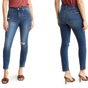 7 for All Mankind High Waist Gwenevere Skinny Jean